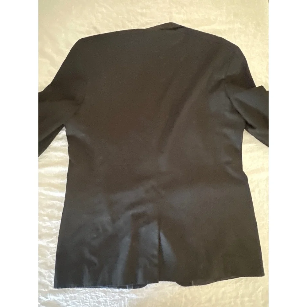 Perry Ellis Portfolio Blazer Sport Coat Two Button‎ Black Career Size Men's 42R